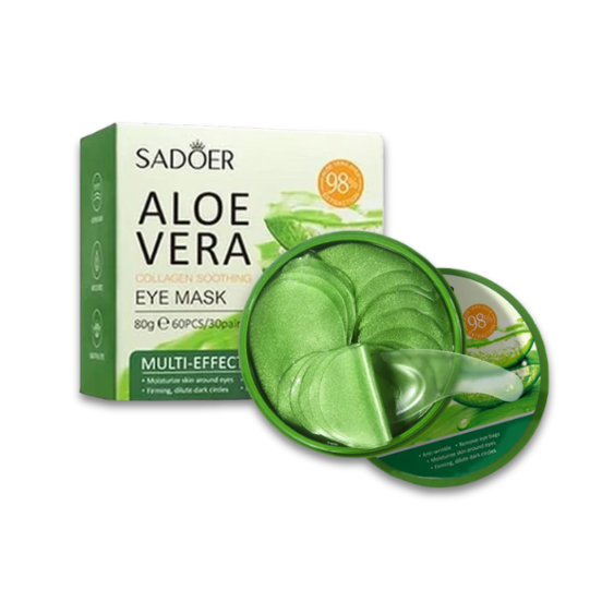 Augenmaske mit Aloe Vera & Kollagen – Beruhigend & Straffend