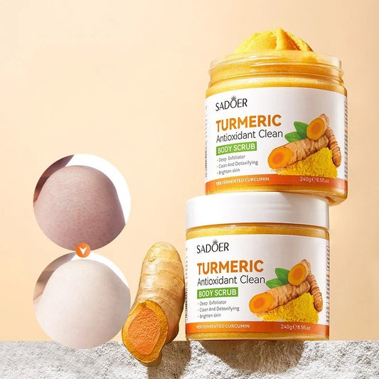 Kurkuma Scrub 240 g – Kurkuma Körperpeeling & Detox