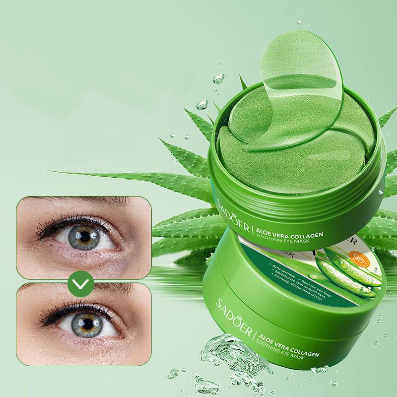 Augenmaske mit Aloe Vera & Kollagen – Beruhigend & Straffend