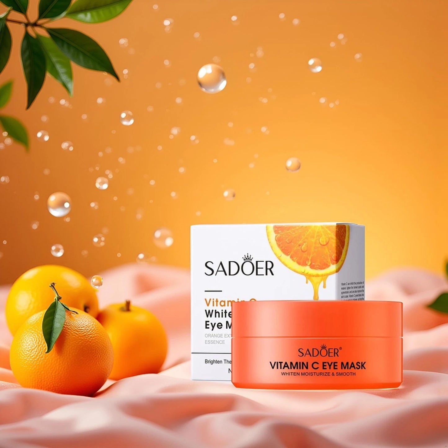 Augenmaske mit Vitamin C & Kollagen 60Stk – Anti-Augenringe & Straffung